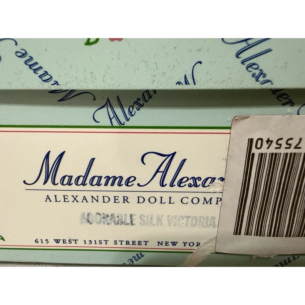 2000 Madame Alexander #26875 Adorable Silk Victorian 8